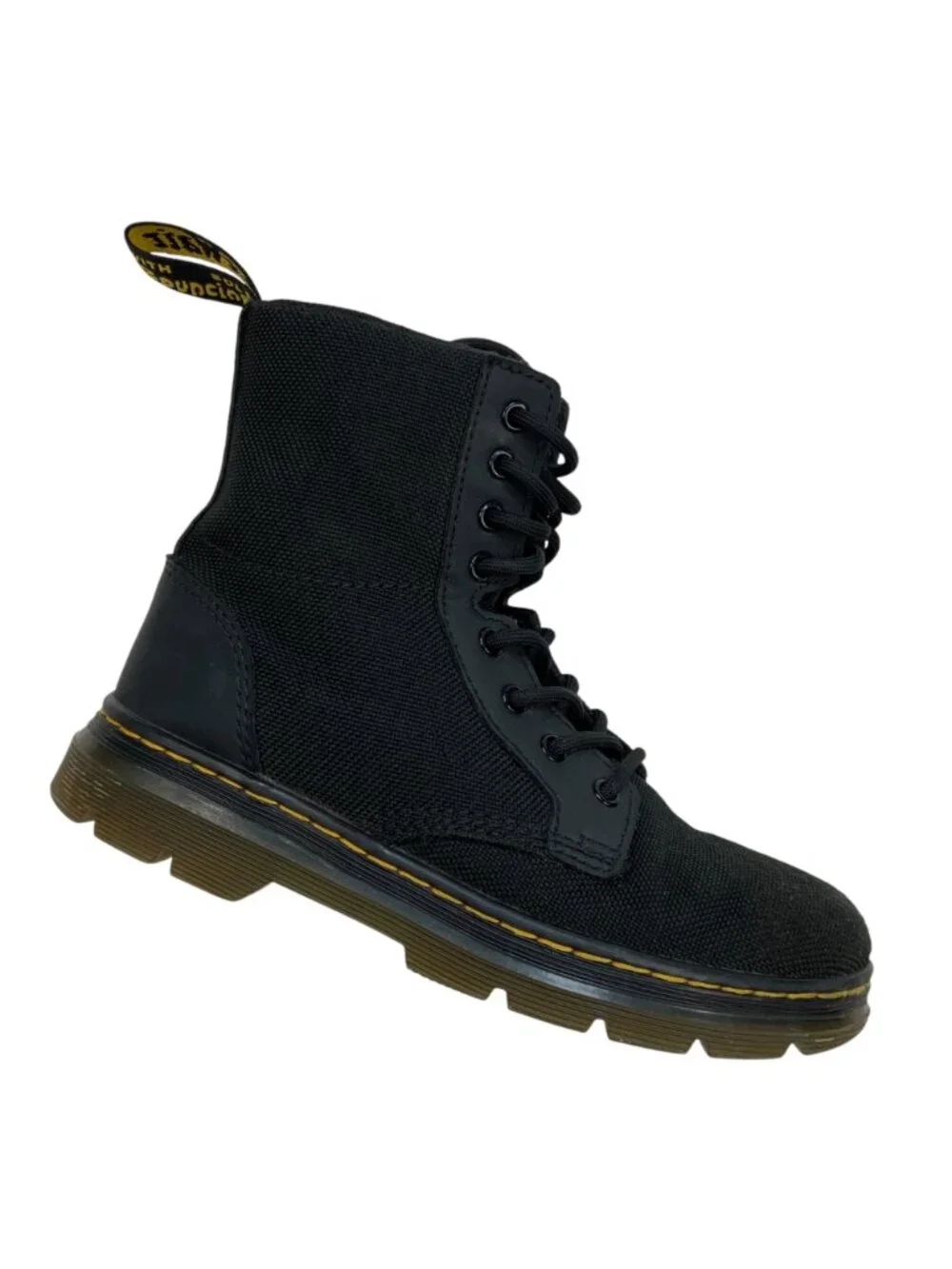 Dr Martens Junior Combs Extra Tough Poly Casual Boots 1 Black